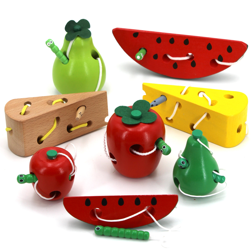 Kids Nature Education - Enfants Montessori jouet ver manger des