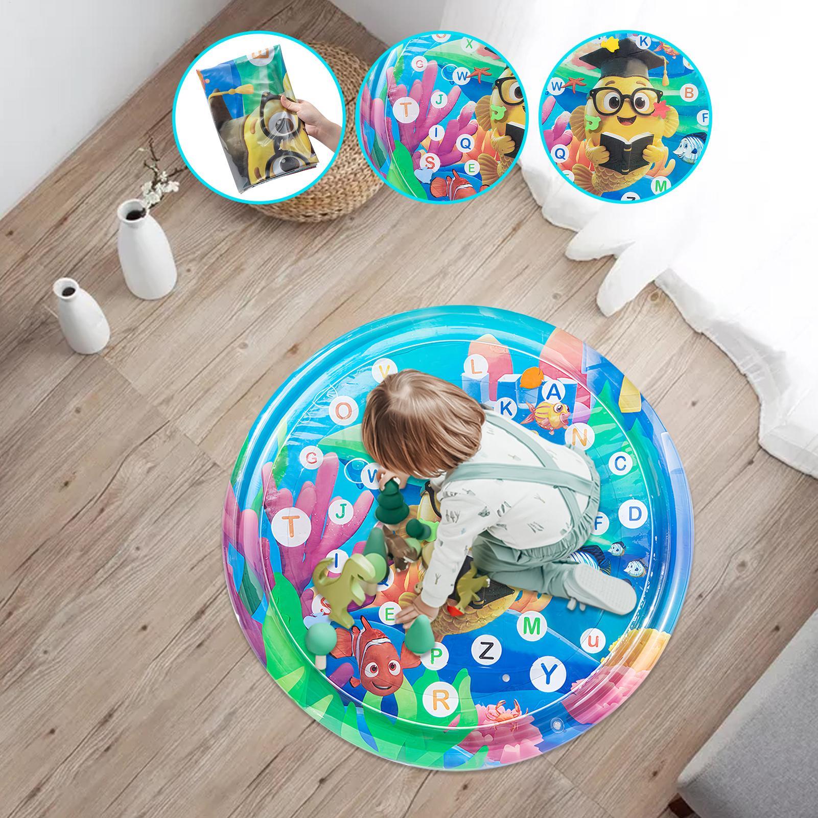 Kids Educational Mat - 105cm bébé jouant tapis d'eau PVC