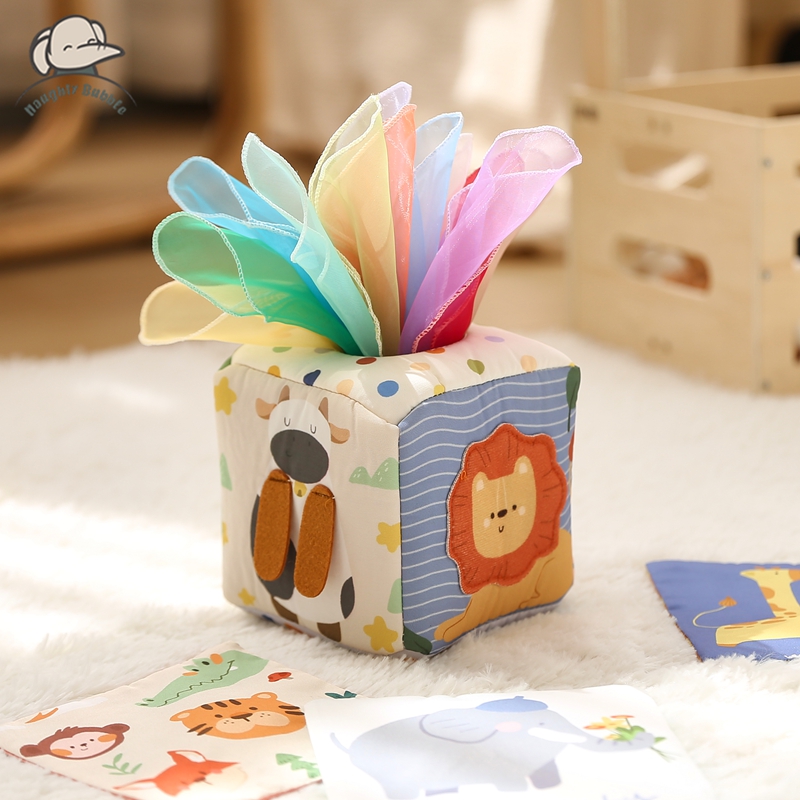 Kids Nature Education - Boîte à mouchoirs en coton magique