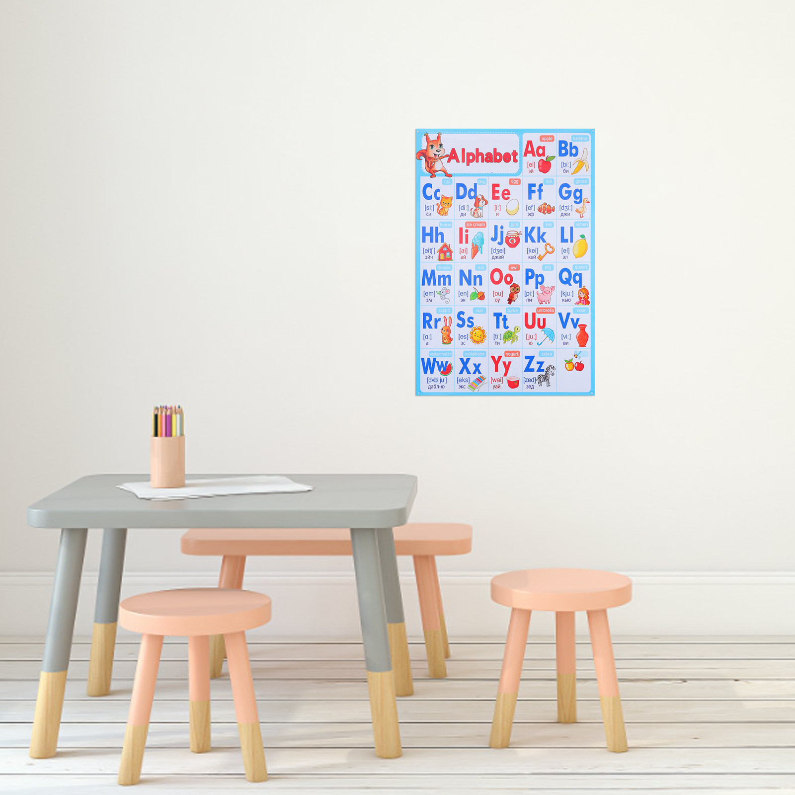 Abc Kids Early Education - Affiche Abc pour la salle de