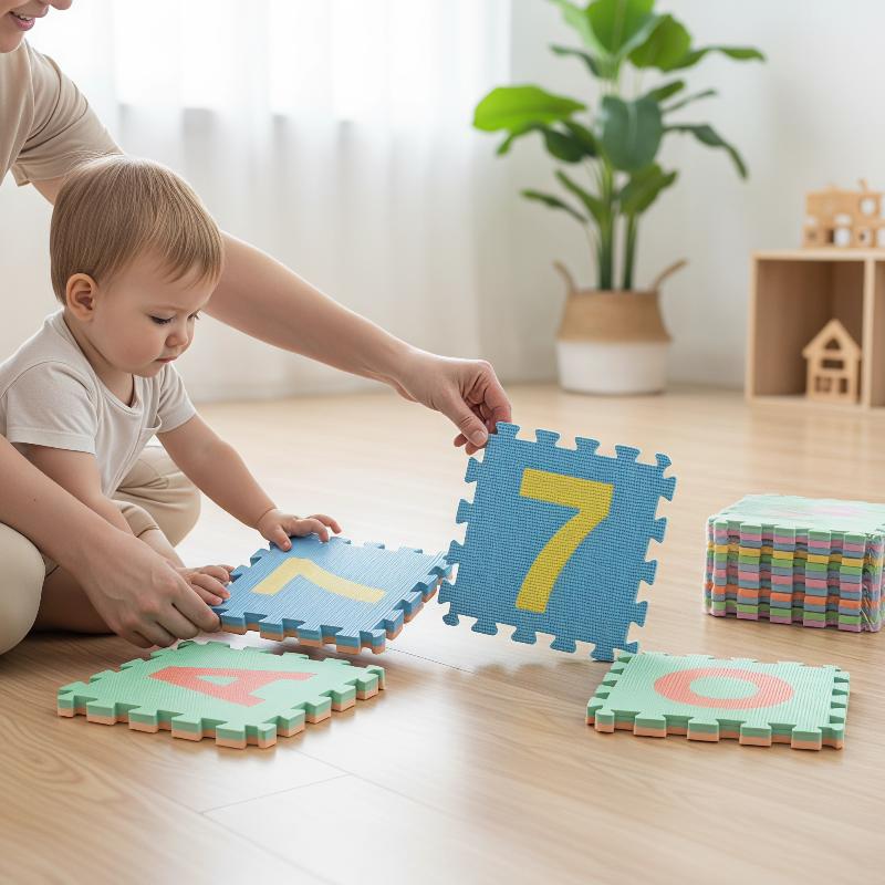 Number Puzzle Foam - Tapis de jeu puzzle en mousse