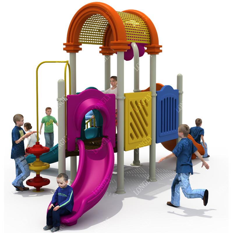Kids Education Park - Toboggan de jeu extérieur en plastique