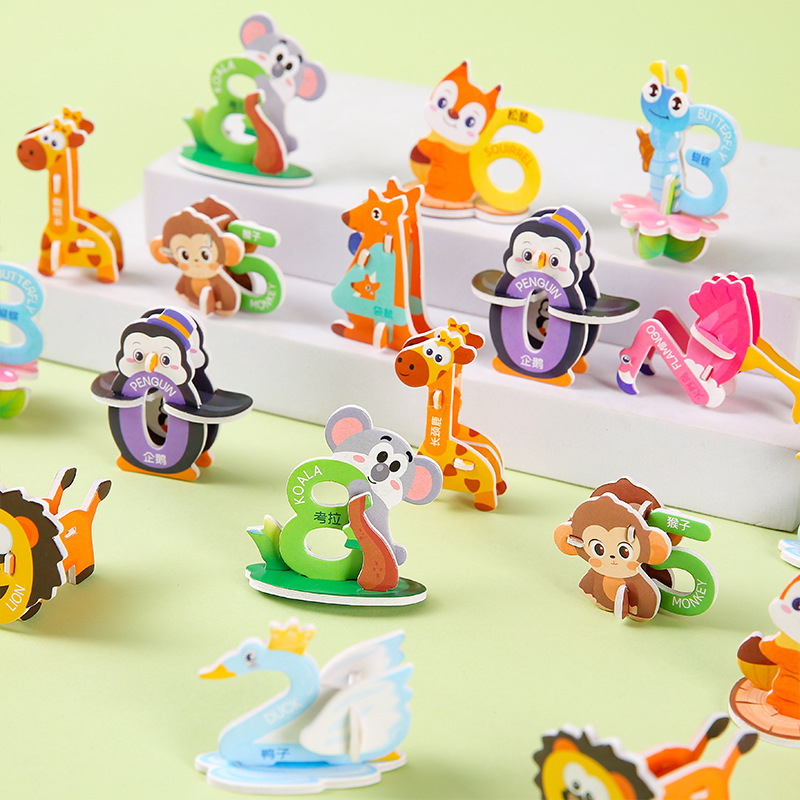 Number Puzzle Foam - Puzzle primaire en mousse avec chiffres