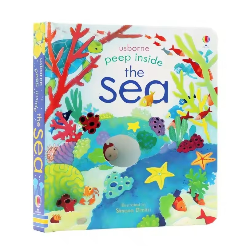 Kids Nature Education - Usborne Peep Inside The Sea, livres