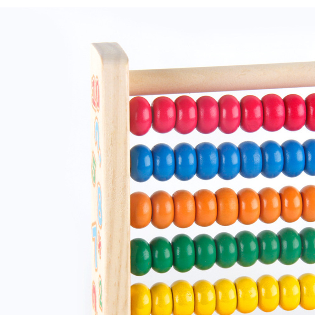 Abaque en bois à 10 rangs avec - Kids Education Calculator avis et prix