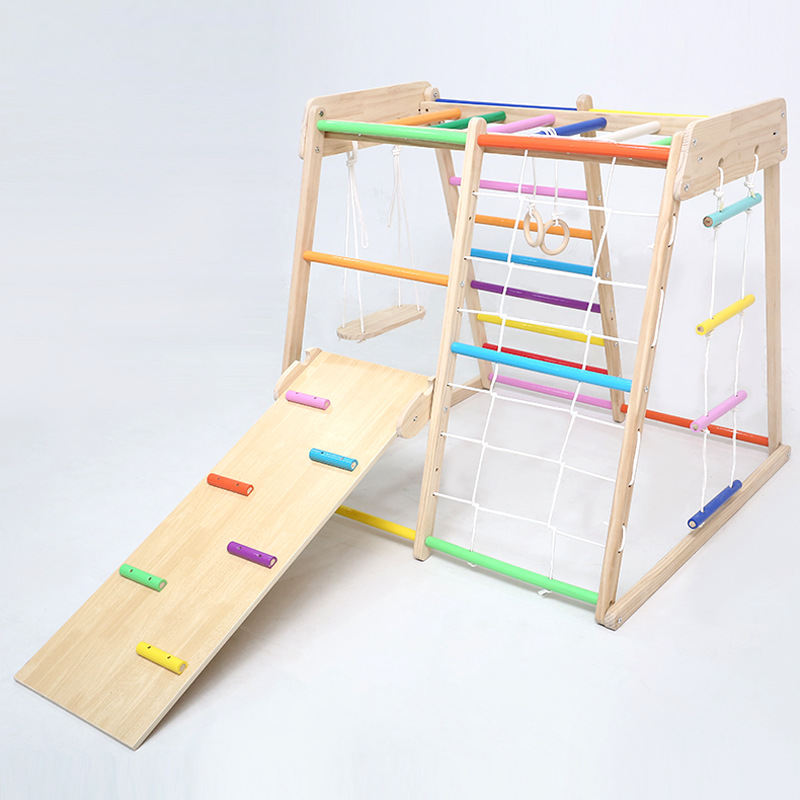 Structure d'escalade en bois m - Kids Education Park avis et prix