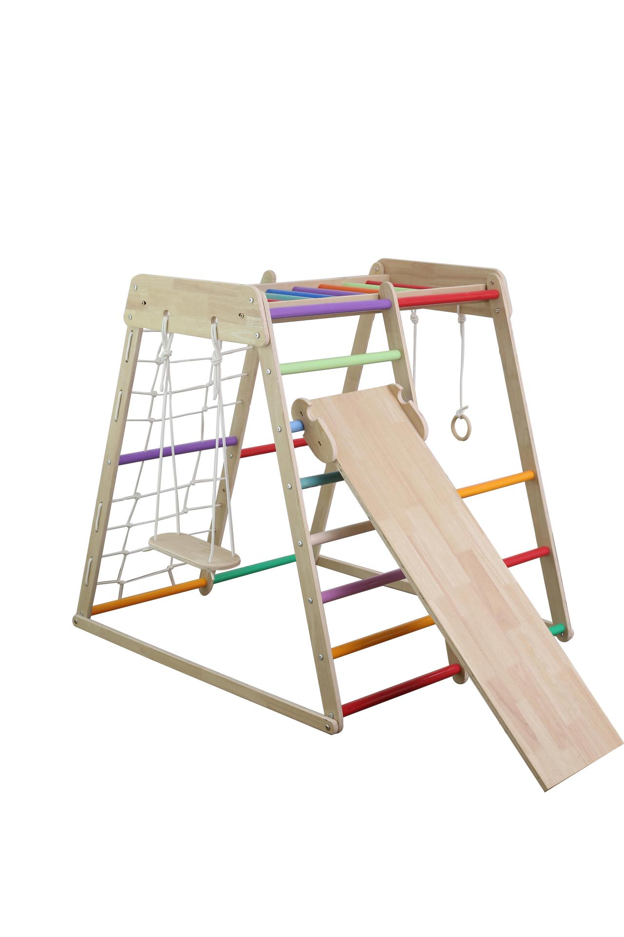 Structure d'escalade en bois m - Kids Education Park avis et prix