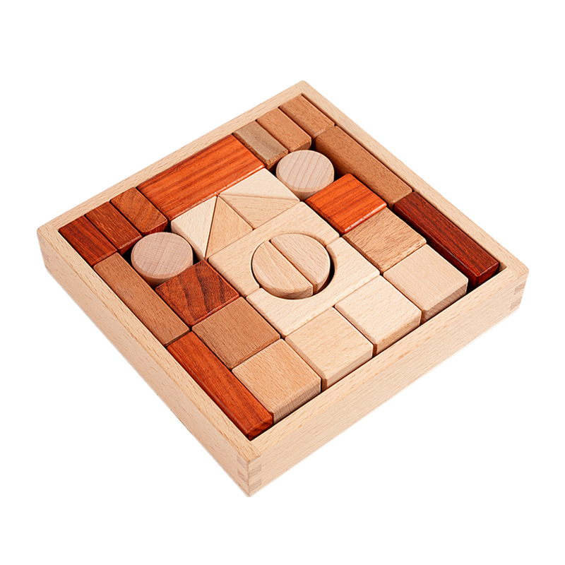 Blocs de construction en bois, - Kids Education Age avis et prix