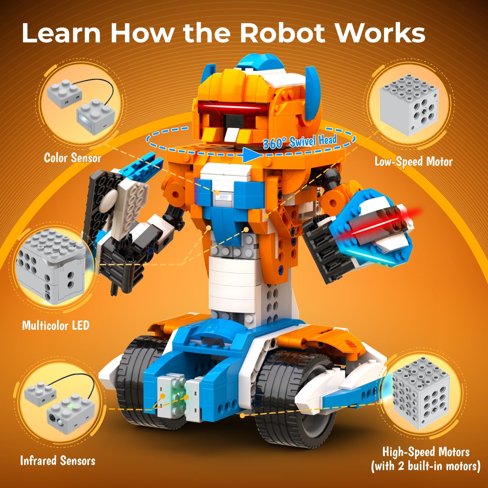 Kit de construction Apitor Rob - Kids Education Free App avis et prix