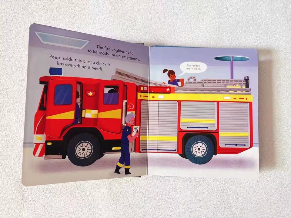 Usborne Peep Inside How A Fire - Kids Education Age avis et prix