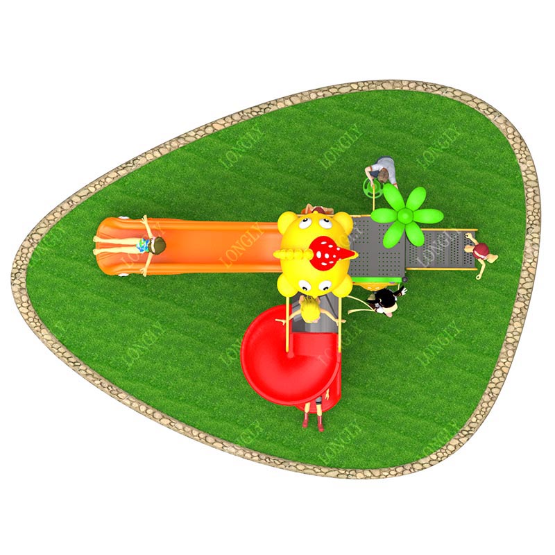 Toboggan en plastique commerci - Kids Education Park avis et prix