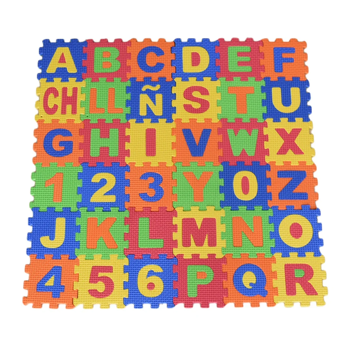 Tapis de jeu 36 pièces 9cm nom - Number Puzzle Foam avis et prix