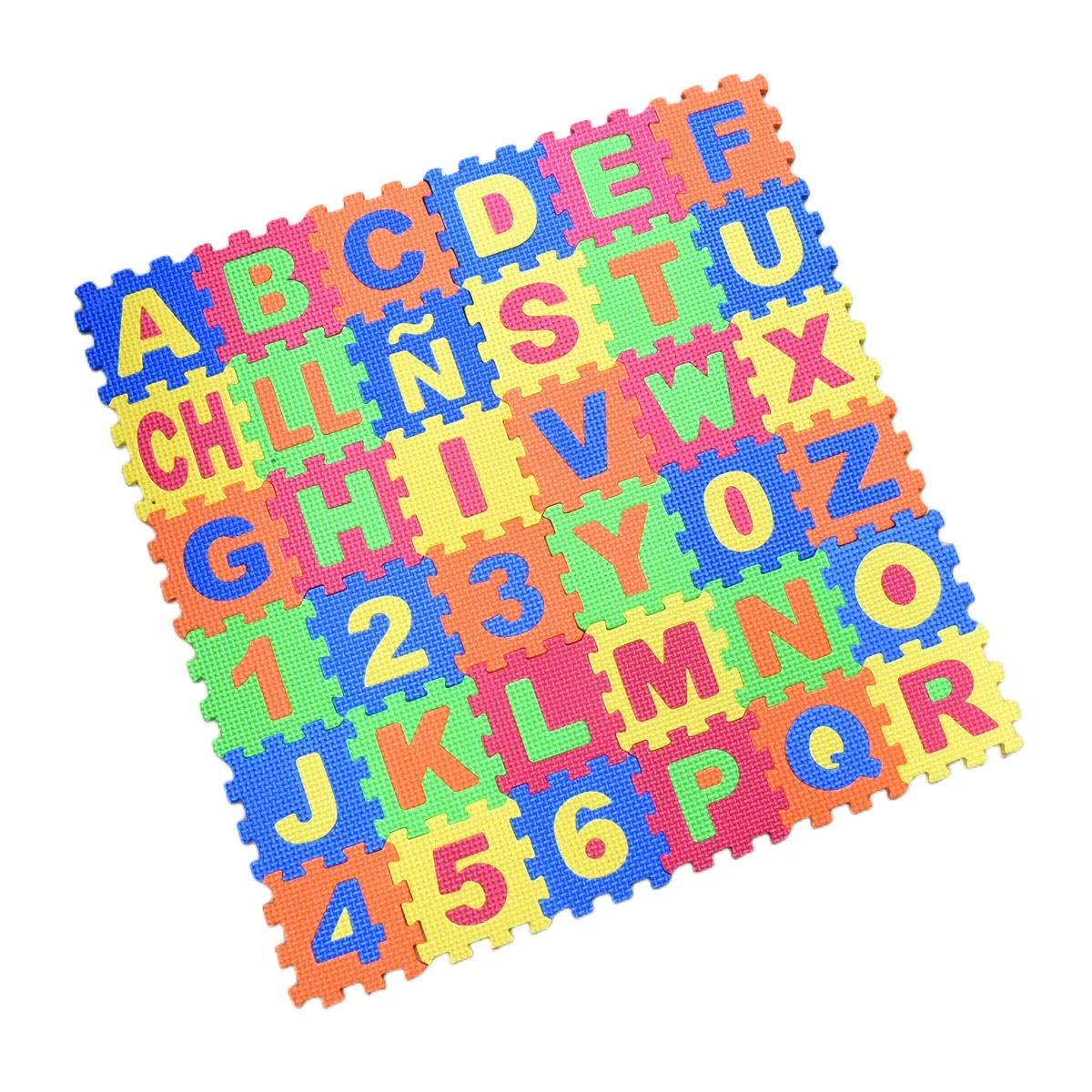 Tapis de jeu 36 pièces 9cm nom - Number Puzzle Foam avis et prix