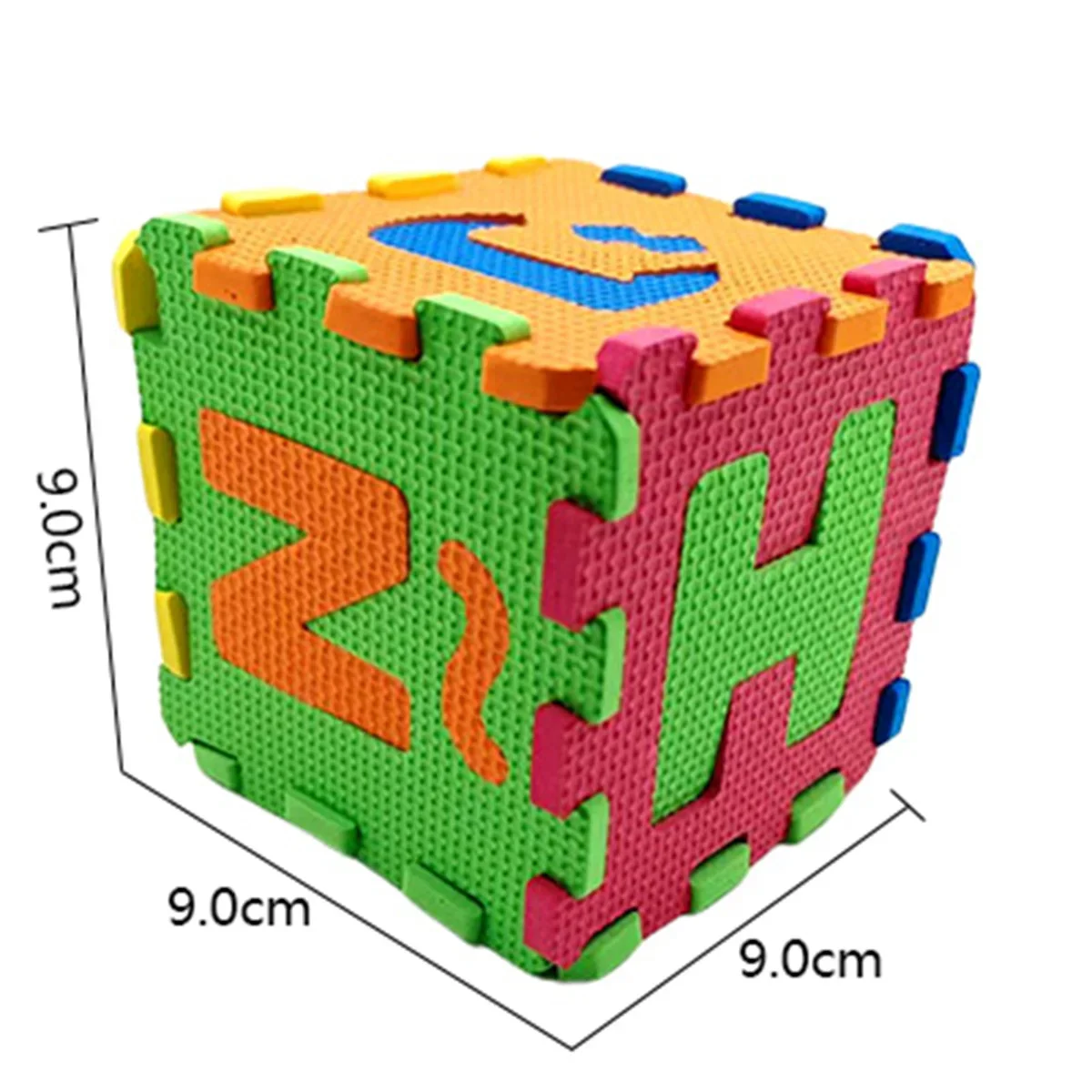 Tapis de jeu 36 pièces 9cm nom - Number Puzzle Foam avis et prix