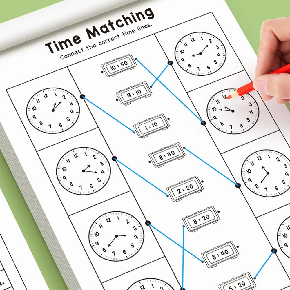Cahier d'exercices sur le temp - Learning Workbook Preschool avis et prix