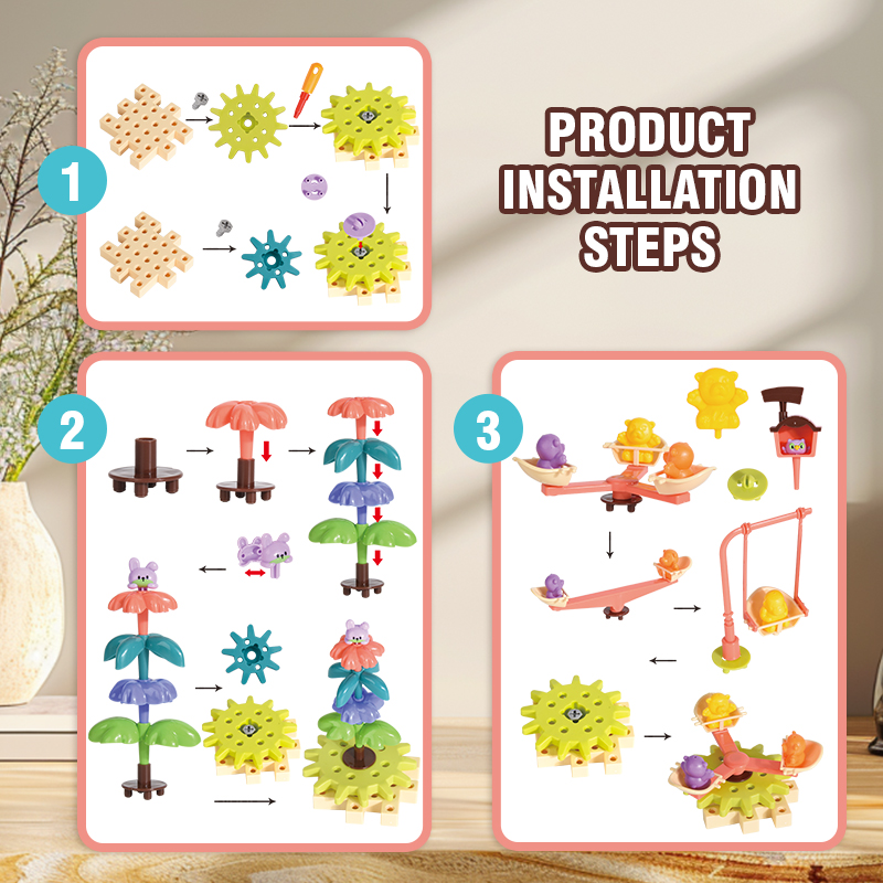 Blocs de construction rotatifs - Kids Nature Education avis et prix