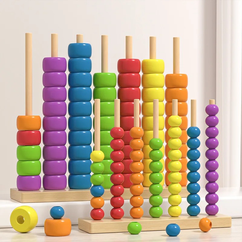 Abacus en bois Montessori, jou - Kids Education Calculator avis et prix