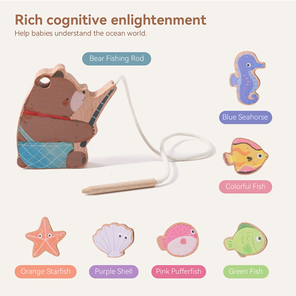 Jouet d'enfilage en bois pour  - Kids Nature Education avis et prix