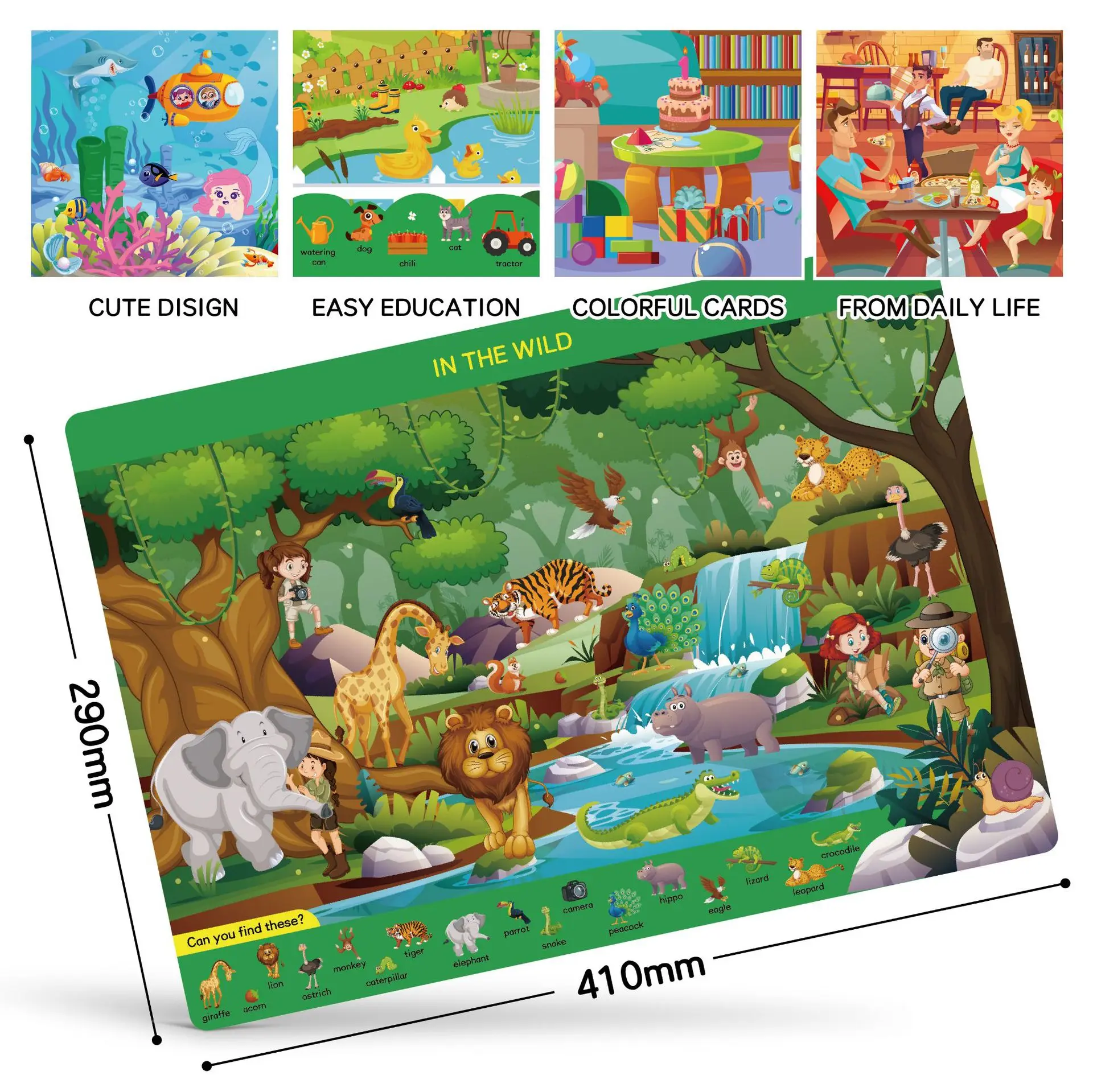 Kit d'activités Montessori Rec - Kids Educational Mat avis et prix