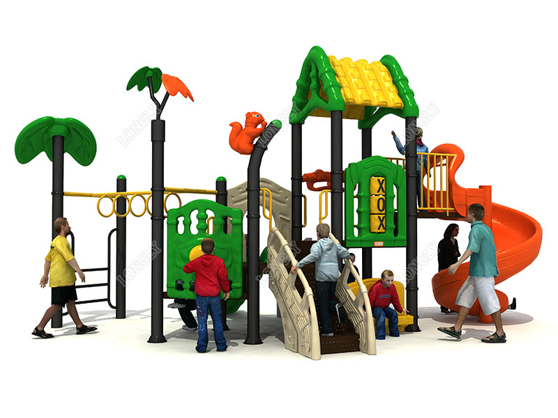 Nouveau design de toboggan en  - Kids Education Park avis et prix