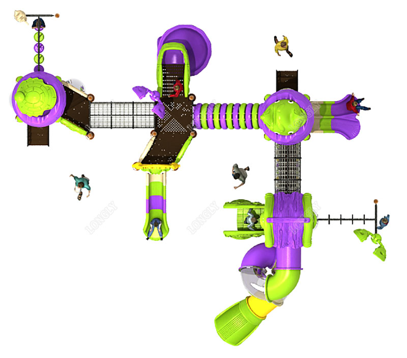Toboggan en plastique pour enf - Kids Education Park avis et prix