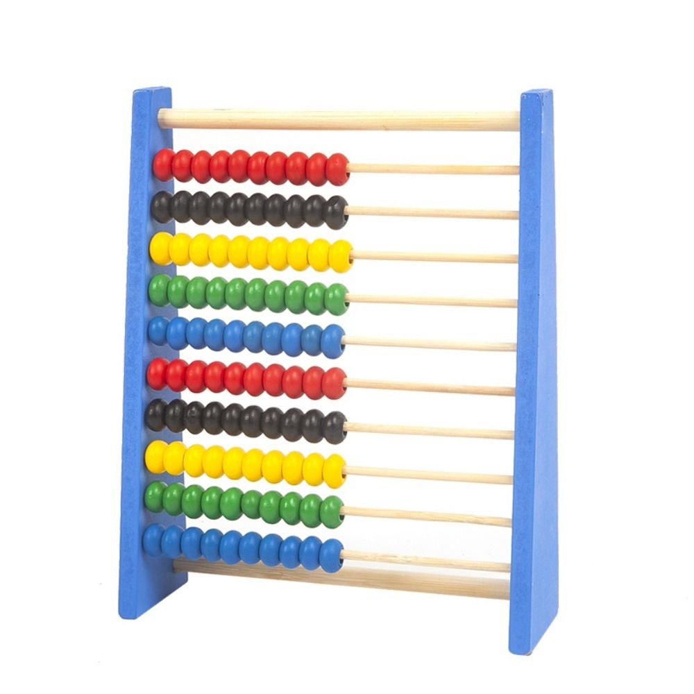 Boulier en bois durable rouge  - Kids Education Calculator avis et prix