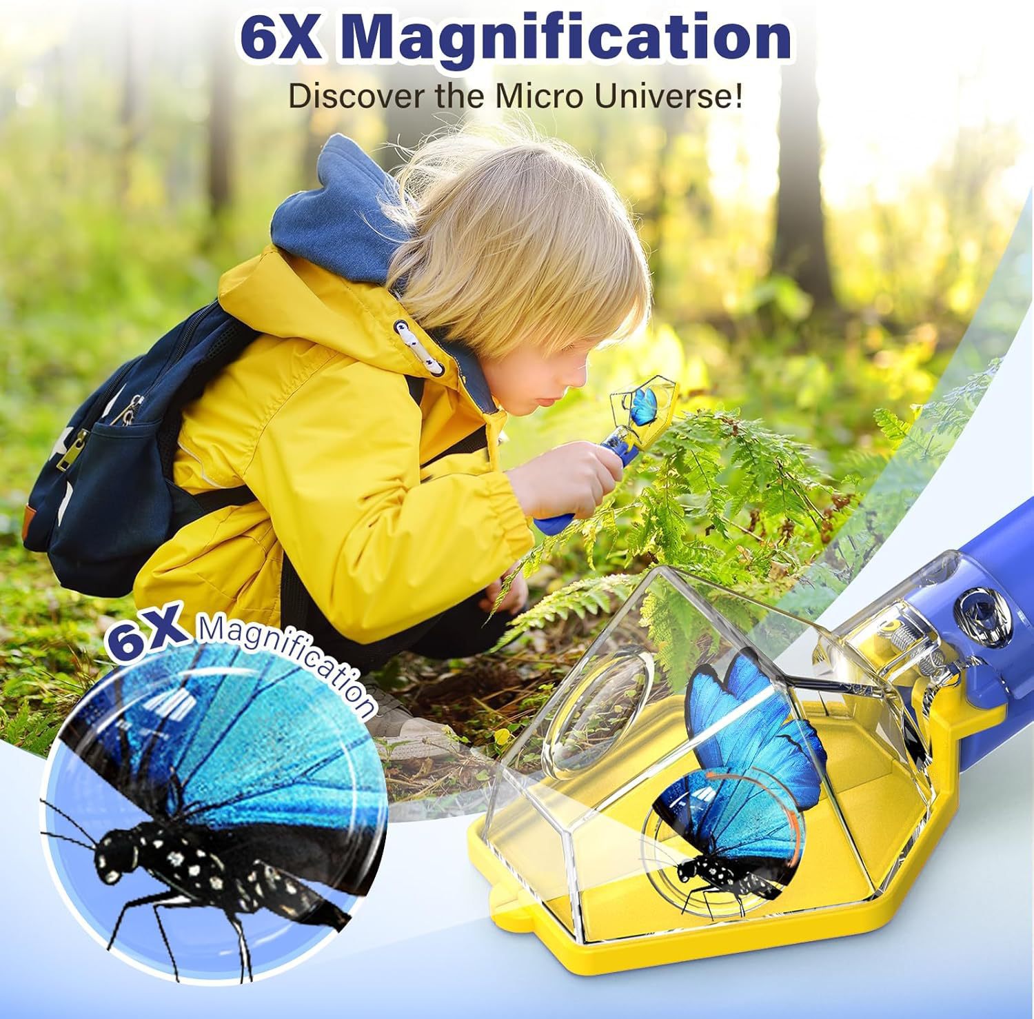 Loupe 6X pour enfants, attrape - Kids Nature Education avis et prix